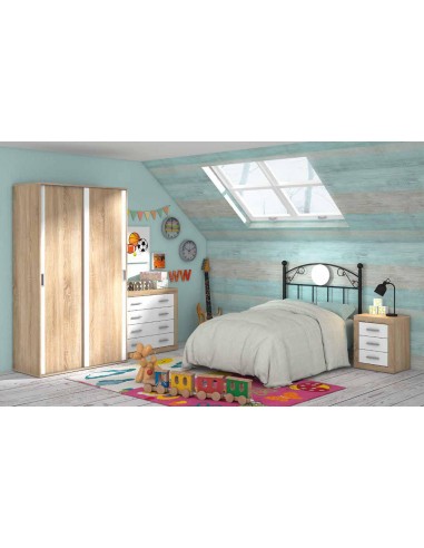 dormitorio Lara 70 Cambrian-Blanco