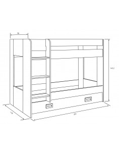 litera trivial 3 camas... 2