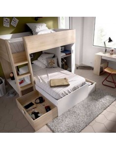 CAMA TREN NATURAL / BLANCO... 2