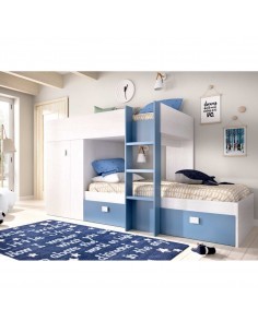 CAMA TREN CON ARMARIO Y 2...