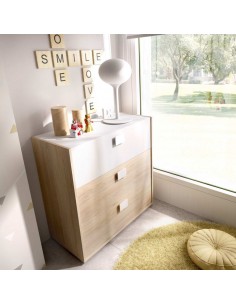 COMODA 3 CAJONES NATURAL /... 2