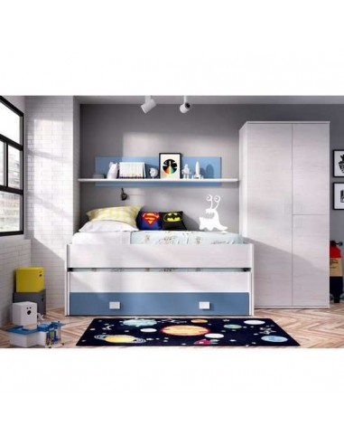 DORMITORIO OCEAN COMPACTO 2 CAMAS +1...