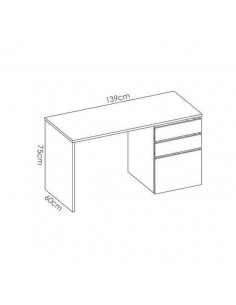 MESA ESCRITORIO 2CAJ 1P... 2