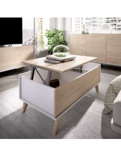 MESA CENTRO ELEVABLE BLANCO... 2