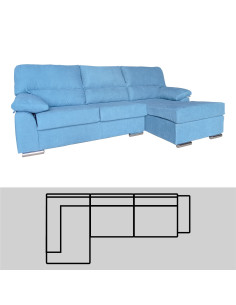 Chaise 3 Plazas (2 Asientos... 2