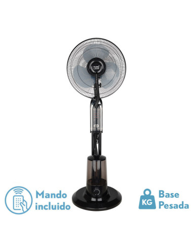 VENTILADOR DE PIE TROMBA NEGRO 3 VEL...