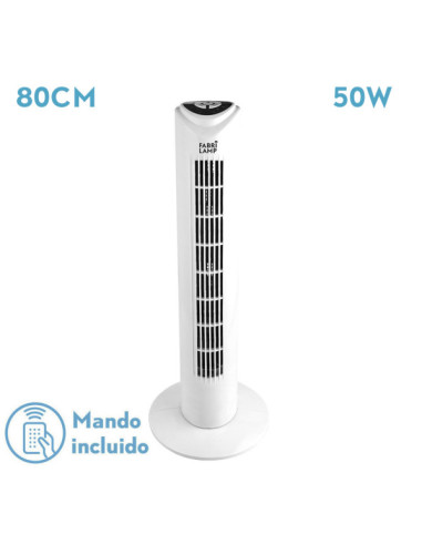 VENTILADOR DE TORRE TUKA BLANCO 3 VEL...