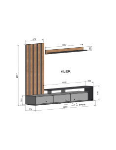 Composición KLER de 225 cm.... 2