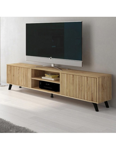 Bajo TV Solana Color mauvella - rayas