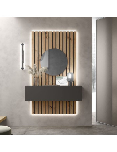 Recibidor completo con luz led...