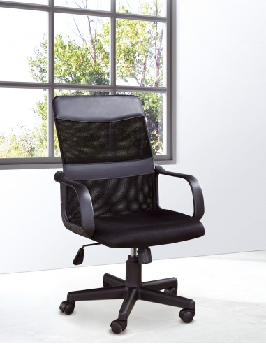 Silla de oficina SOF-08 COLOR NEGRO