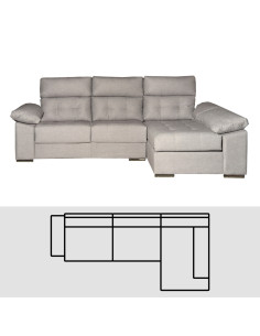 CHAISE LONGUE 245 - DCHO -... 2